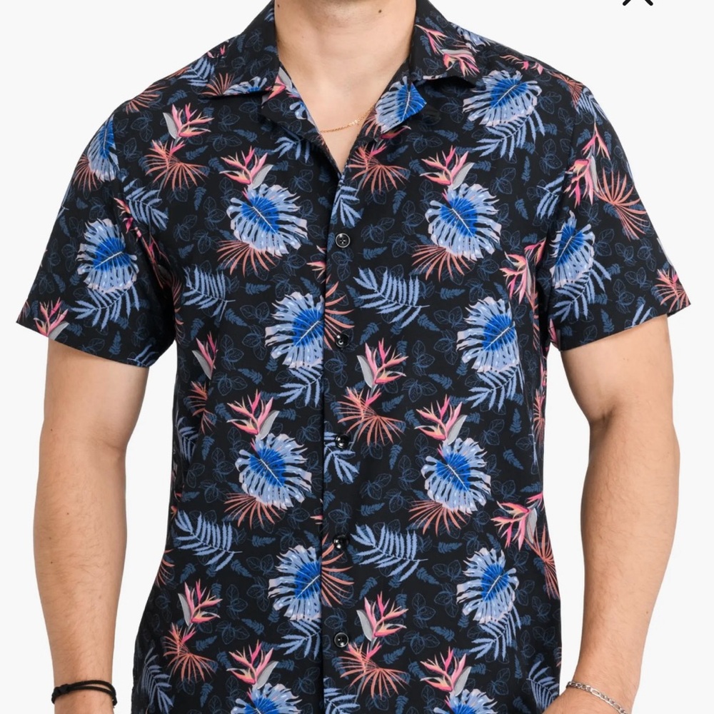 Men's CON.STRUCT Slim Fit Floral Shirt